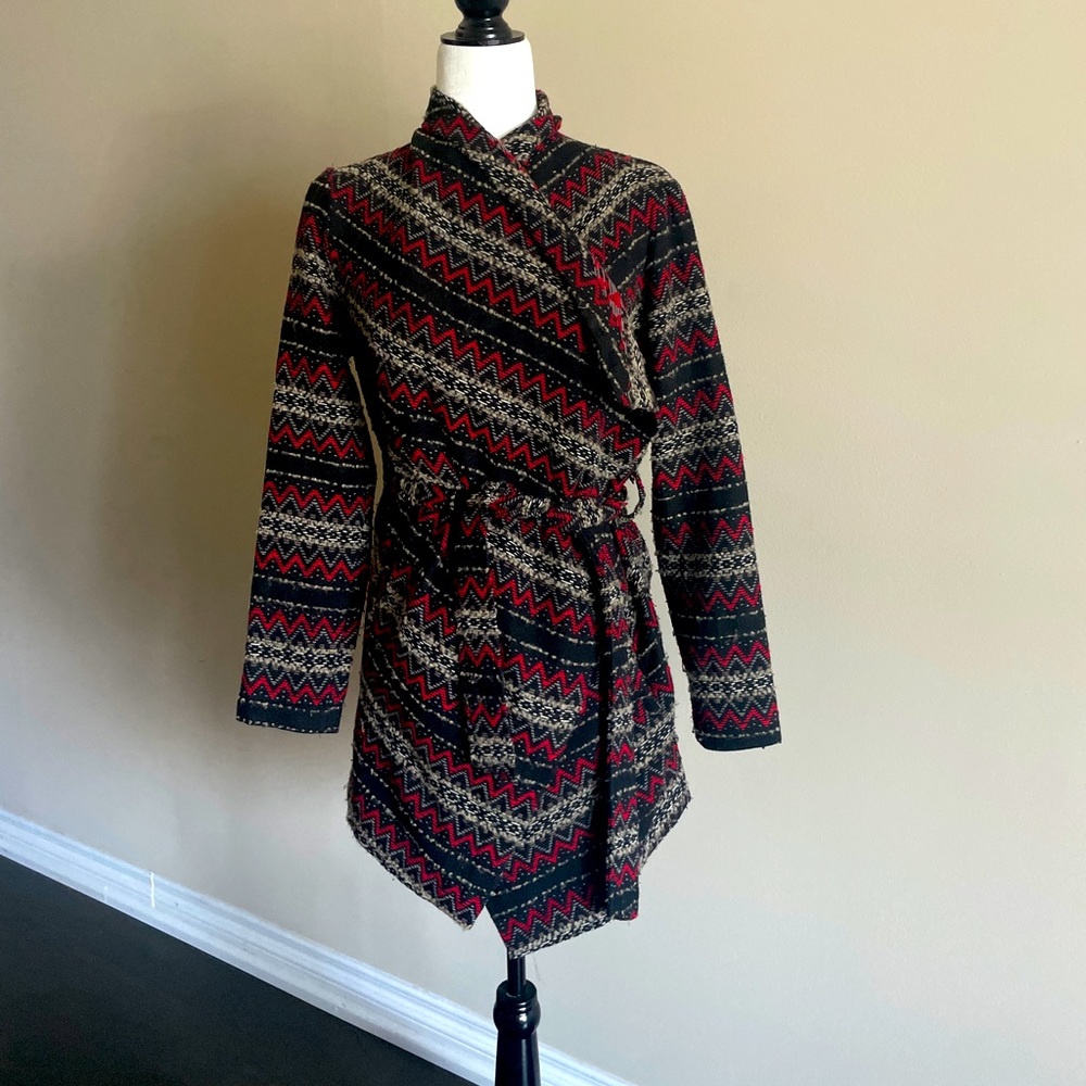Fall Sweater Wrap Jacket